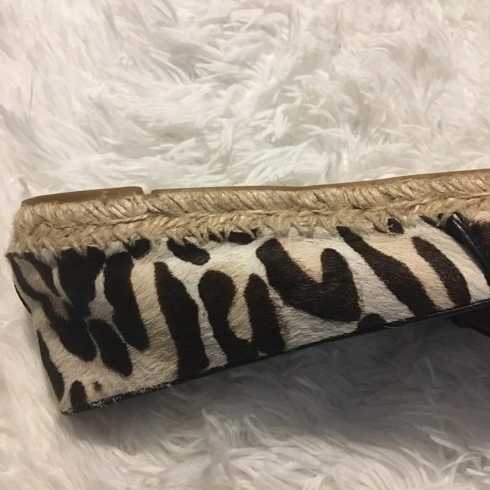 Belle Sigerson Morrison fur flats size 8 - Picture 6 of 10